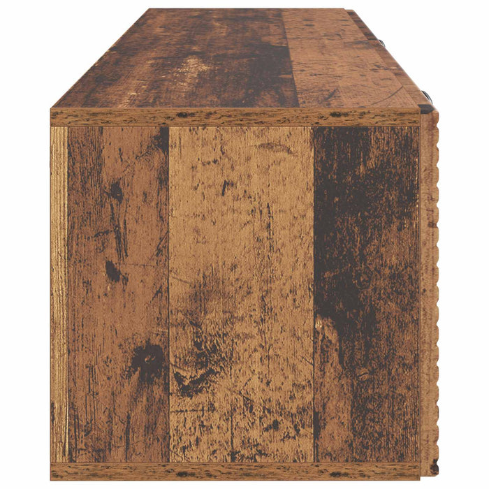Oglindă TV montată pe perete Lemn vechi 98 x 31 x 30 cm - WALTI WALTI