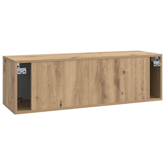 Oglindă TV montată pe perete Stejar Artizanal 98 x 31 x 30 cm - WALTI WALTI
