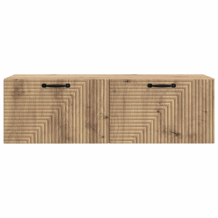 Oglindă TV montată pe perete Stejar Artizanal 98 x 31 x 30 cm - WALTI WALTI