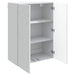 Dulap montat pe perete Alb 66 x 34,5 x 90 cm Lemn prelucrat - WALTI WALTI