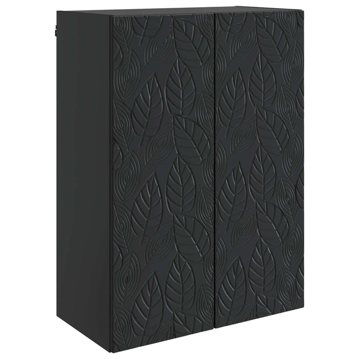 Dulap montat pe perete Negru 66 x 34,5 x 90 cm Lemn prelucrat - WALTI WALTI