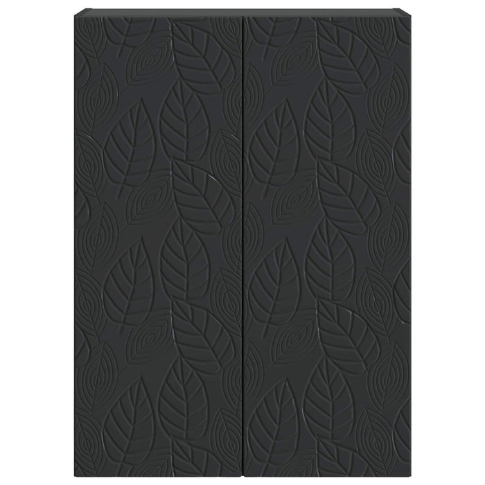 Dulap montat pe perete Negru 66 x 34,5 x 90 cm Lemn prelucrat - WALTI WALTI