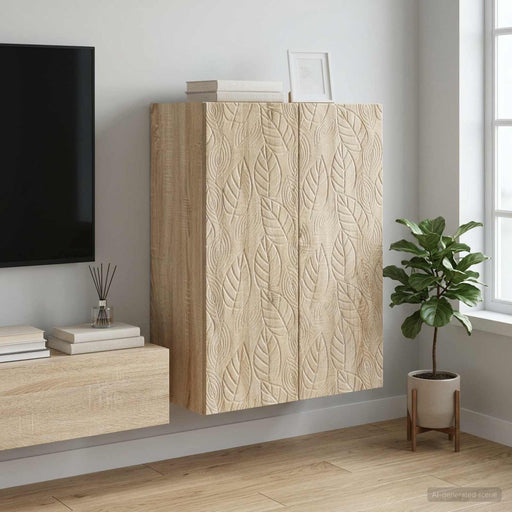Dulap montat pe perete Stejar Sonoma 66 x 34,5 x 90 cm - WALTI WALTI
