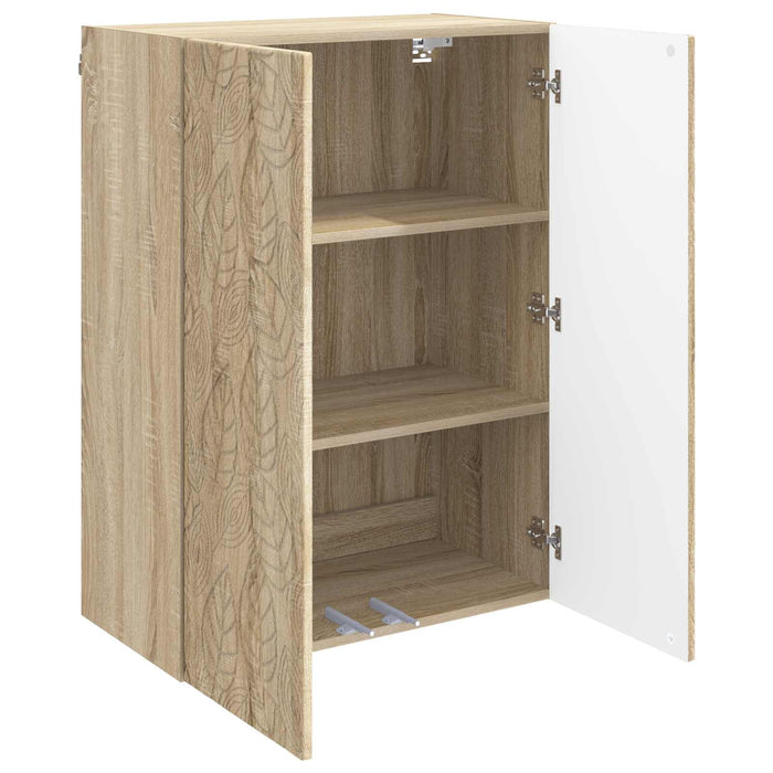 Dulap montat pe perete Stejar Sonoma 66 x 34,5 x 90 cm - WALTI WALTI