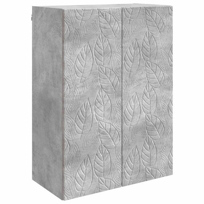 Dulap montat pe perete Gri Beton 66 x 34,5 x 90 cm - WALTI WALTI
