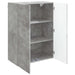 Dulap montat pe perete Gri Beton 66 x 34,5 x 90 cm - WALTI WALTI
