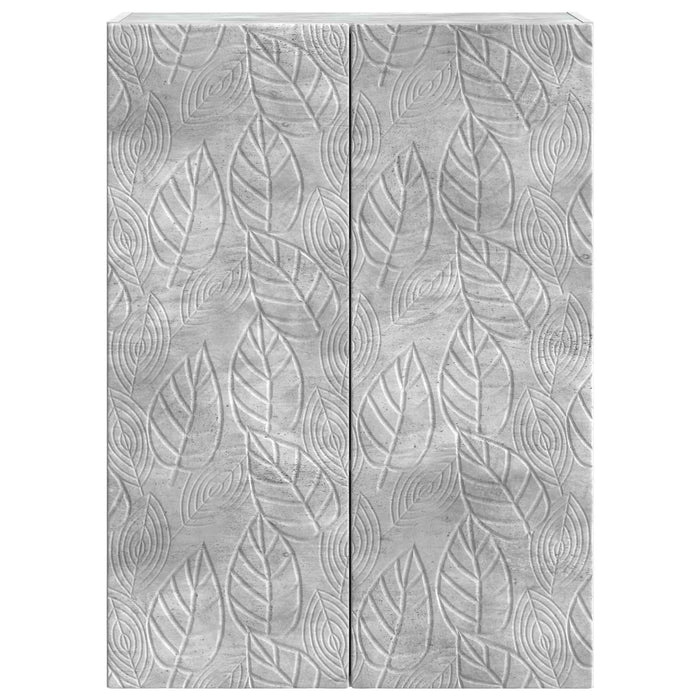 Dulap montat pe perete Gri Beton 66 x 34,5 x 90 cm - WALTI WALTI