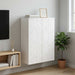 Dulap montat pe perete Alb foarte lucios 66 x 34,5 x 90 cm - WALTI WALTI