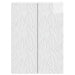 Dulap montat pe perete Alb foarte lucios 66 x 34,5 x 90 cm - WALTI WALTI