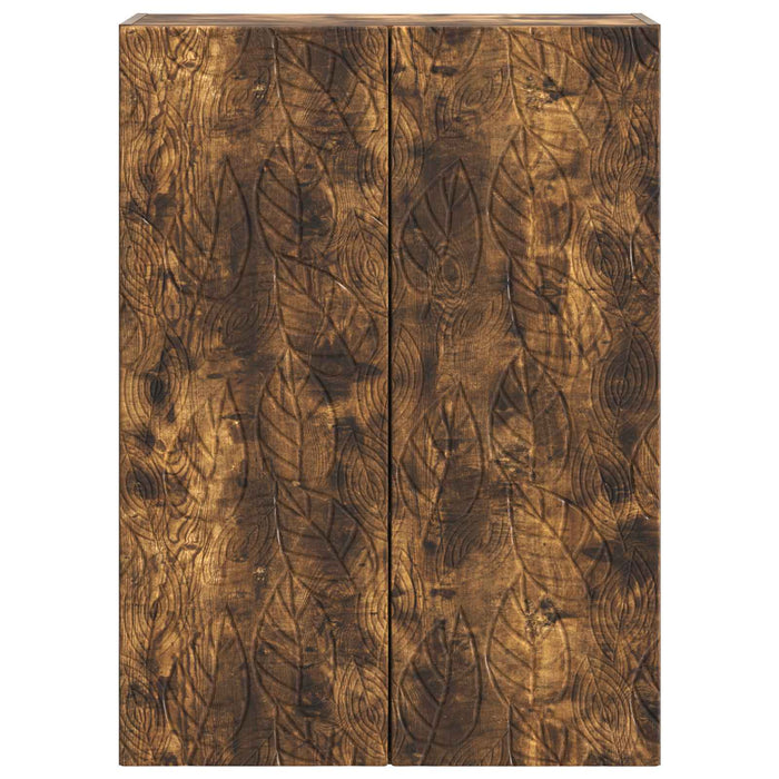 Dulap montat pe perete Stejar fumuriu 66 x 34,5 x 90 cm - WALTI WALTI