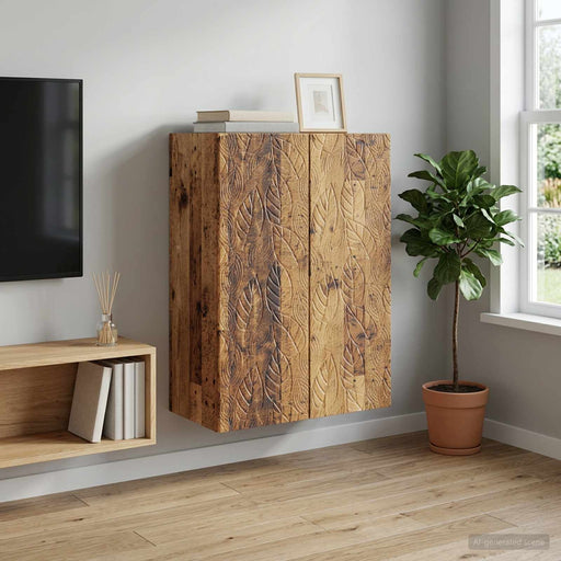 Dulap montat pe perete Lemn vechi 66 x 34,5 x 90 cm - WALTI WALTI