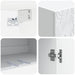 Dulap montat pe perete Alb 59 x 31 x 60 cm Lemn prelucrat - WALTI WALTI