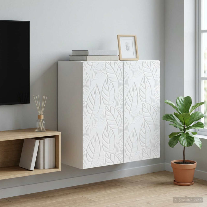 Dulap montat pe perete Alb 59 x 31 x 60 cm Lemn prelucrat - WALTI WALTI