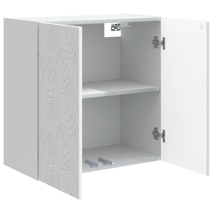 Dulap montat pe perete Alb 59 x 31 x 60 cm Lemn prelucrat - WALTI WALTI