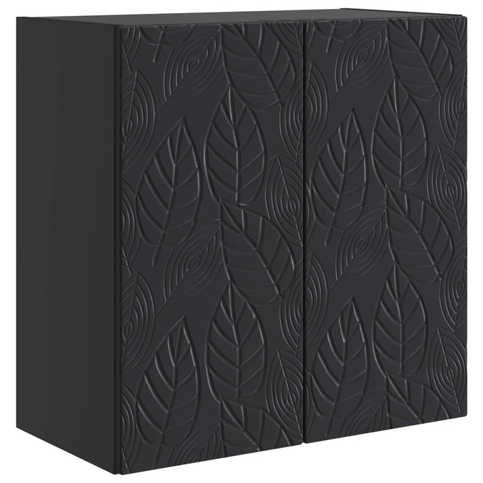 Dulap montat pe perete Negru 59 x 31 x 60 cm Lemn prelucrat - WALTI WALTI