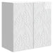 Dulap montat pe perete Alb foarte lucios 59 x 31 x 60 cm - WALTI WALTI