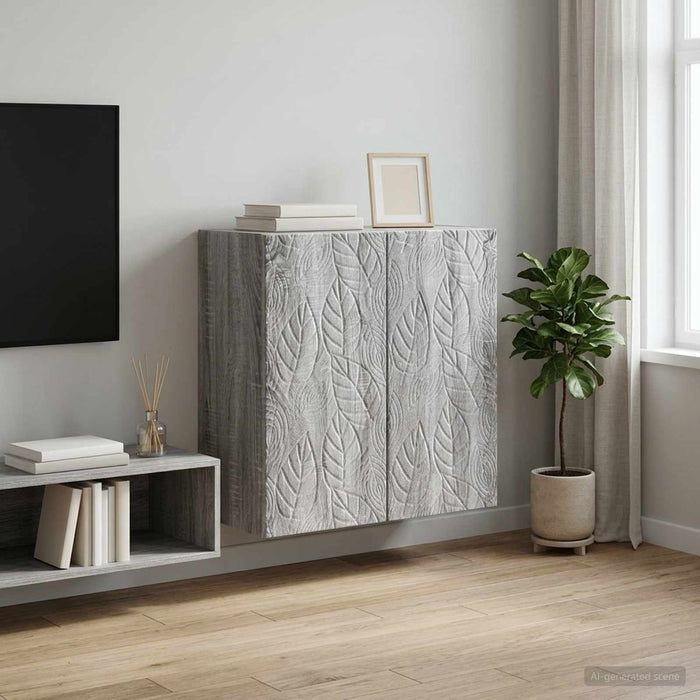 Dulap montat pe perete Sonoma gri 59 x 31 x 60 cm - WALTI WALTI