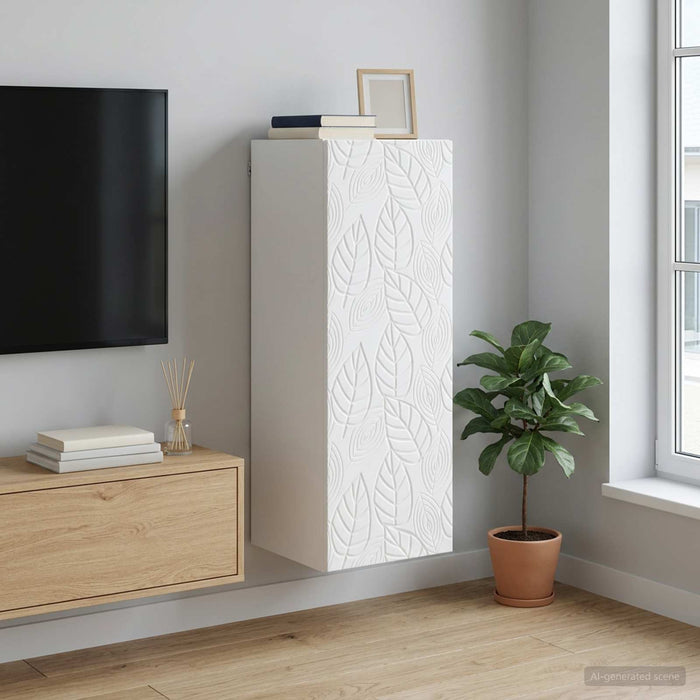 Dulap montat pe perete Alb 33 x 34,5 x 90 cm Lemn prelucrat - WALTI WALTI