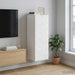 Dulap montat pe perete Alb 33 x 34,5 x 90 cm Lemn prelucrat - WALTI WALTI