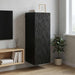 Dulap montat pe perete Negru 33 x 34,5 x 90 cm Lemn prelucrat - WALTI WALTI