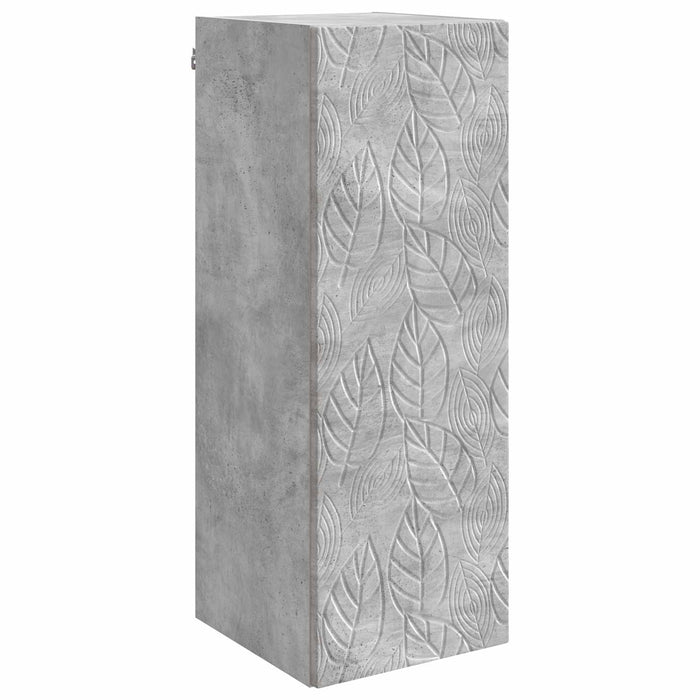 Dulap montat pe perete Gri Beton 33 x 34,5 x 90 cm - WALTI WALTI