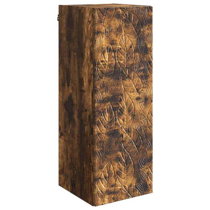 Dulap montat pe perete Stejar fumuriu 33 x 34,5 x 90 cm - WALTI WALTI