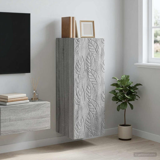 Dulap montat pe perete Sonoma gri 33 x 34,5 x 90 cm - WALTI WALTI