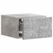 Masă laterală montată pe perete Gri Beton 34,5 x 33 x 20 cm - WALTI WALTI