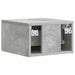 Masă laterală montată pe perete 2 pcs Gri Beton - WALTI WALTI