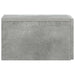 Masă laterală montată pe perete 2 pcs Gri Beton - WALTI WALTI