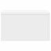 Dulap de noapte suspendat Alb 49 x 34,5 x 20 cm Lemn prelucrat - WALTI WALTI