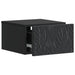 Dulap de noapte suspendat Negru 49 x 34,5 x 20 cm - WALTI WALTI