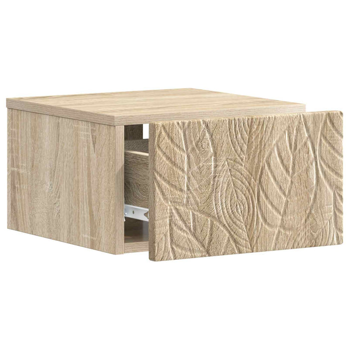 Dulap de noapte suspendat Stejar Sonoma 49 x 34,5 x 20 cm - WALTI WALTI