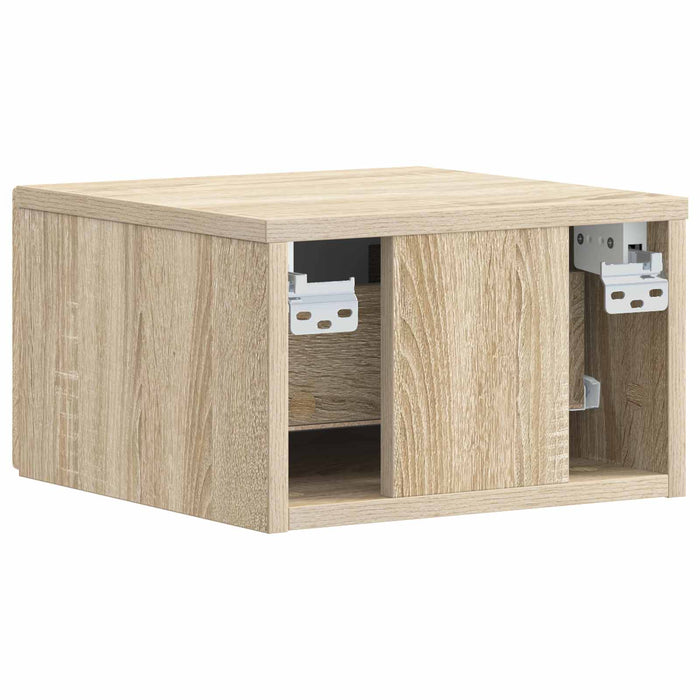 Dulap de noapte suspendat 2 pcs Stejar Sonoma 49 x 34,5 x 20 cm - WALTI WALTI