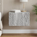 Dulap de noapte suspendat Sonoma gri 49 x 34,5 x 20 cm - WALTI WALTI