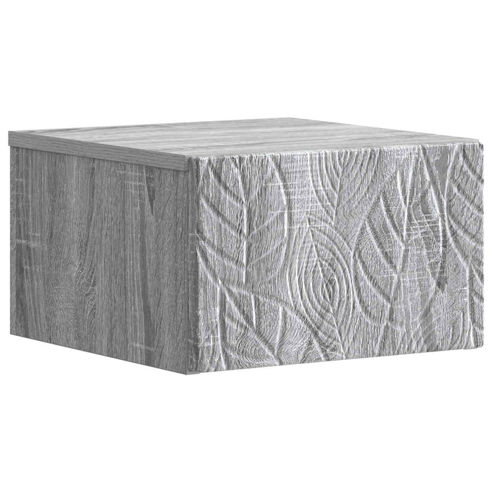 Dulap de noapte suspendat Sonoma gri 49 x 34,5 x 20 cm - WALTI WALTI