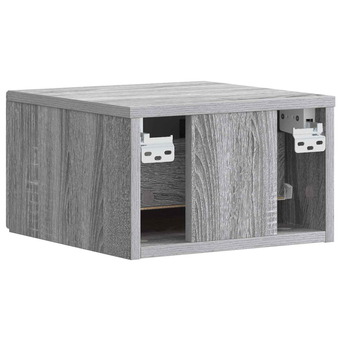 Dulap de noapte suspendat Sonoma gri 49 x 34,5 x 20 cm - WALTI WALTI