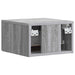 Dulap de noapte suspendat 2 pcs Sonoma gri 49 x 34,5 x 20 cm - WALTI WALTI