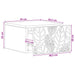 Dulap de noapte suspendat 2 pcs Stejar Artizanal - WALTI WALTI