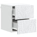 Dulap de noapte suspendat Alb 34,5 x 33 x 40 cm Lemn prelucrat - WALTI WALTI