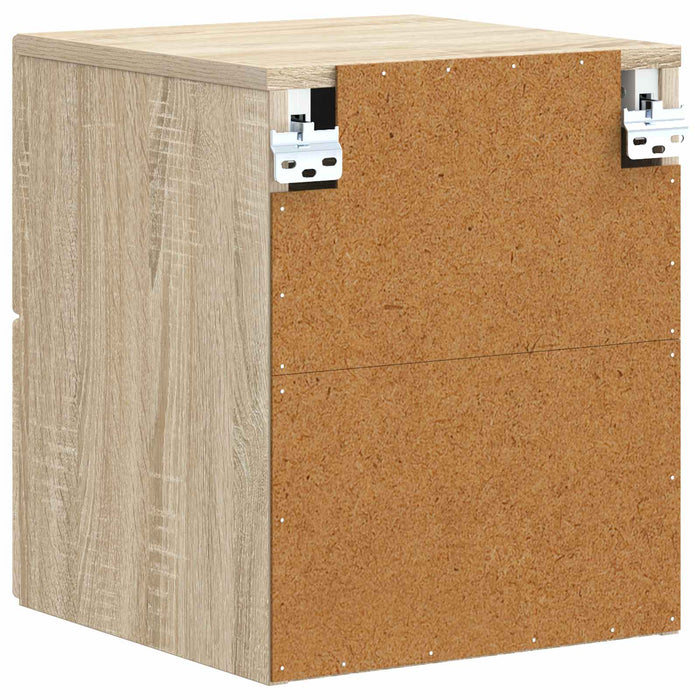 Dulap de noapte suspendat Stejar Sonoma 34,5 x 33 x 40 cm - WALTI WALTI