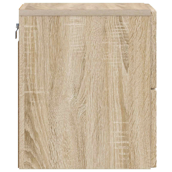 Dulap de noapte suspendat Stejar Sonoma 34,5 x 33 x 40 cm - WALTI WALTI