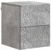 Dulap de noapte suspendat Gri Beton 34,5 x 33 x 40 cm - WALTI WALTI