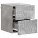 Dulap de noapte suspendat Gri Beton 34,5 x 33 x 40 cm - WALTI WALTI