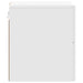Dulap de noapte suspendat 2 pcs Alb foarte lucios - WALTI WALTI