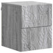 Dulap de noapte suspendat Sonoma gri 34,5 x 33 x 40 cm - WALTI WALTI