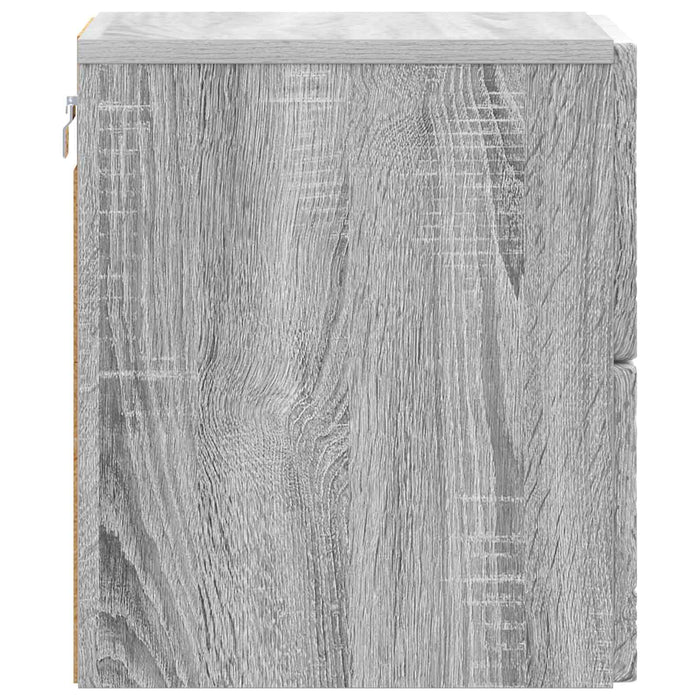 Dulap de noapte suspendat Sonoma gri 34,5 x 33 x 40 cm - WALTI WALTI