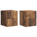 Dulap de noapte suspendat 2 pcs Lemn vechi 34,5 x 33 x 40 cm - WALTI WALTI