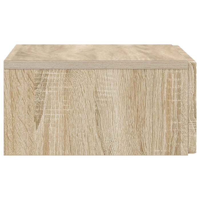 Masă laterală montată pe perete Stejar Sonoma 59 x 34,5 x 17 cm - WALTI WALTI