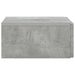 Masă laterală montată pe perete Gri Beton 59 x 34,5 x 17 cm - WALTI WALTI